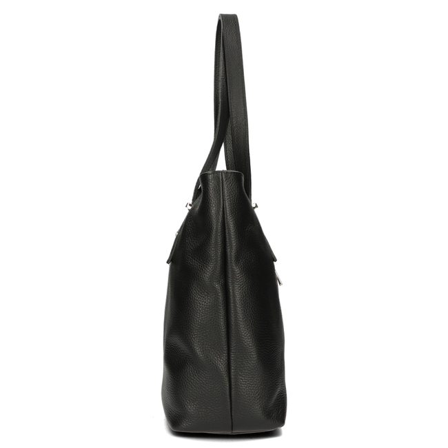 Handbag Toscanio Shopper Leather C60 black