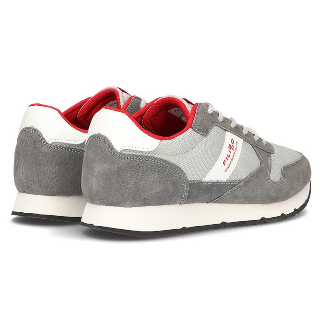 Leather shoes Filippo MSP2117/21 GR gray