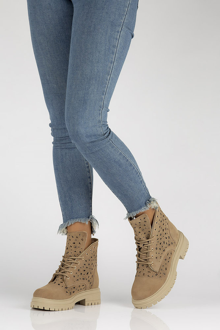 Leather Filippo boots DBT3716/22 BE beige