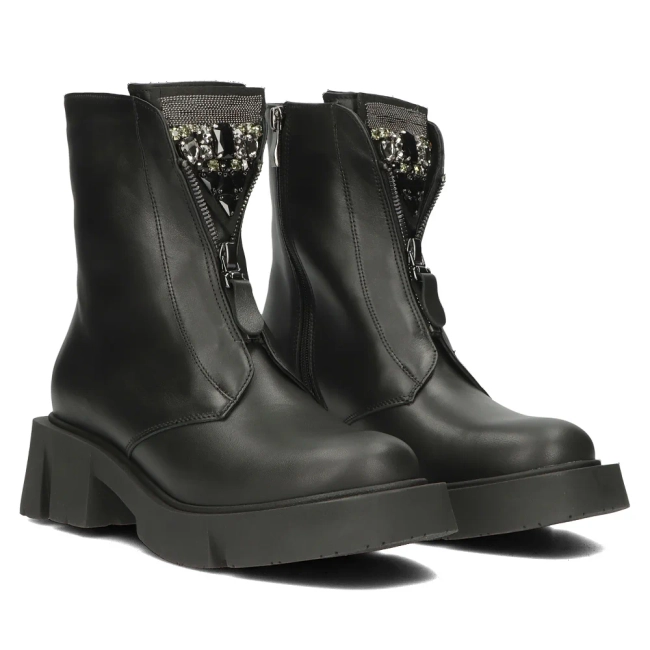 Leather ankle boots Filippo 2600 black