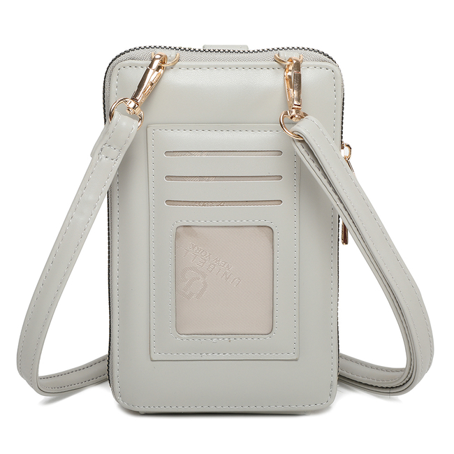 Grey shoulderbag slimtress