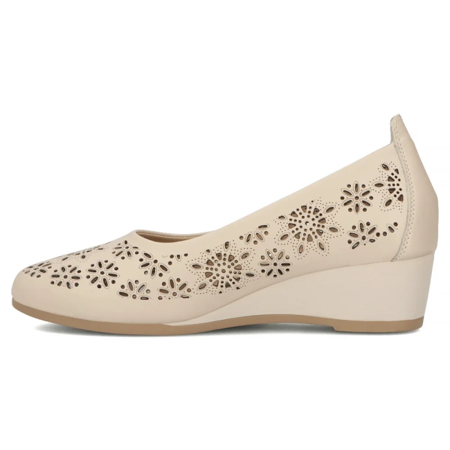 Leather shoes Filippo DP6864/25 BE beige