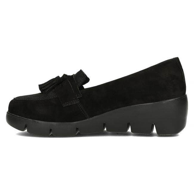 Leather shoes Filippo DP3162/22 BK SU black