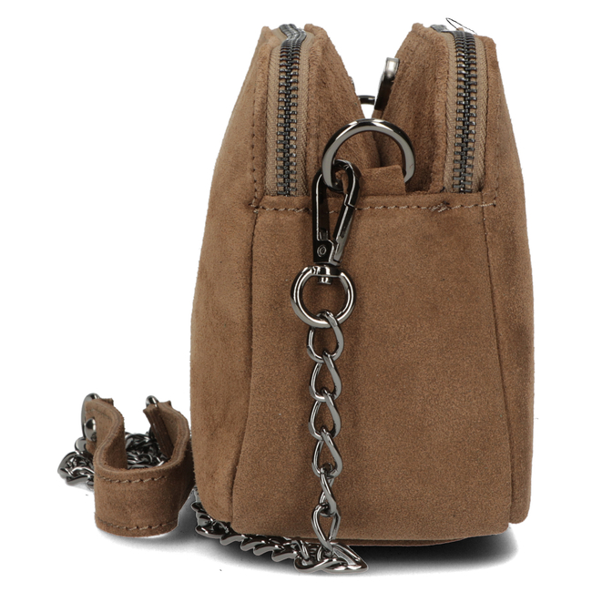 Handbag Toscanio Suede messenger bag A258 beige