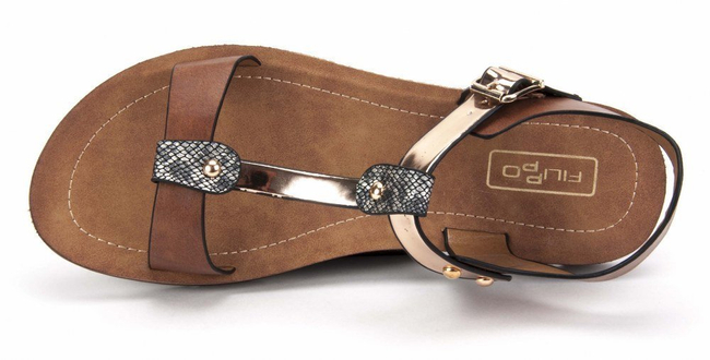 Sandały Filippo DS105/18 BR brown