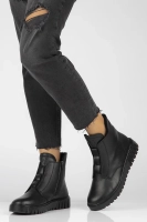 Ankle Boots Rieker leather Y3458-00 Black