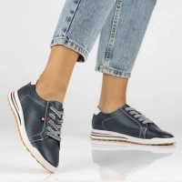 Leather shoes Filippo DP3509/24 NV navy