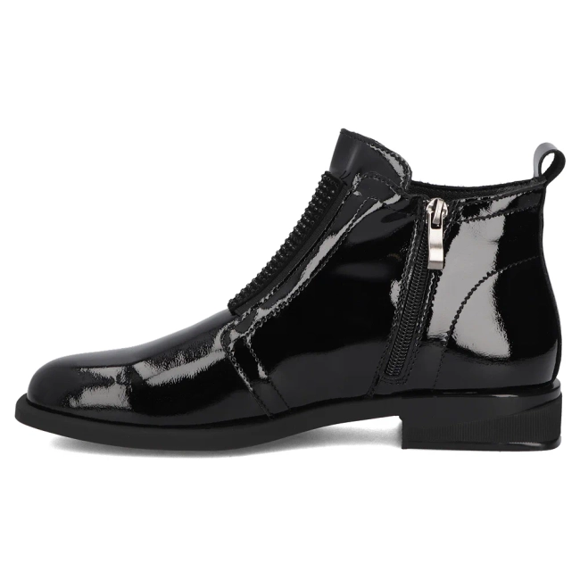 Leather ankle boots Filippo DBT7141/25 BK black