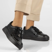 Leather shoes Filippo DP6111/24 BK black