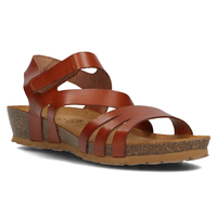 Leather sandals Yokono MONACO-180 brown