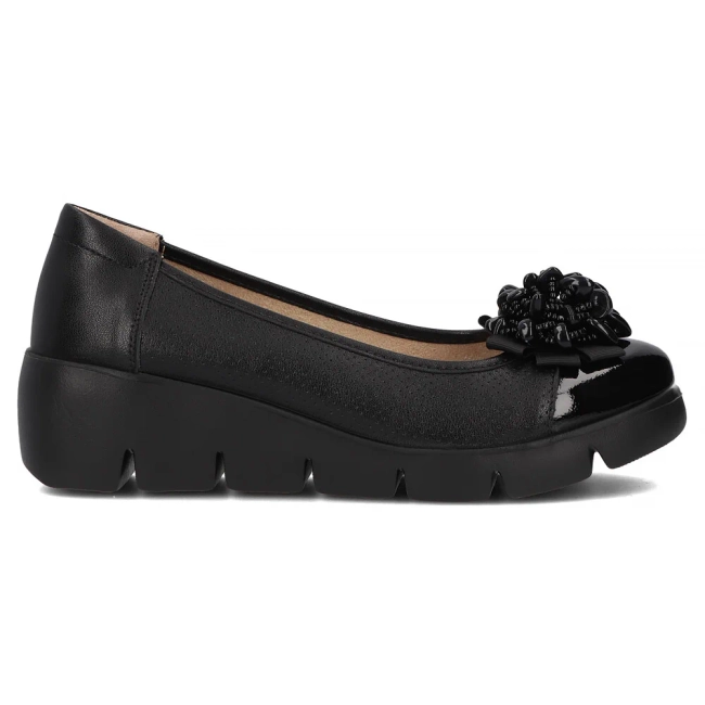 Leather shoes Filippo DP6783/25 BK black