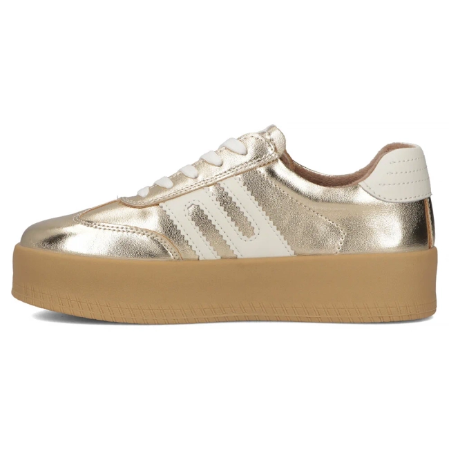 Leather sneakers Filippo DP6994/25 GO gold