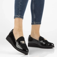 Leather loafers Filippo DP1515/24 BK black