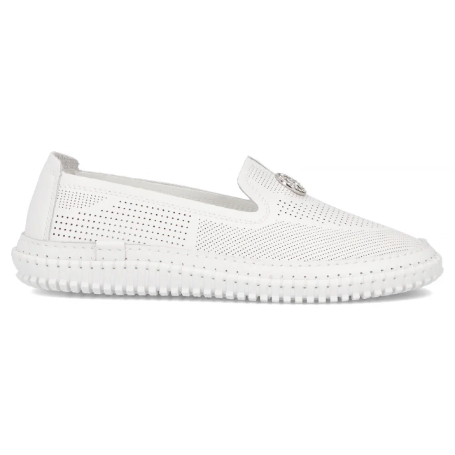 Leather shoes Filippo DP6838/25 WH white