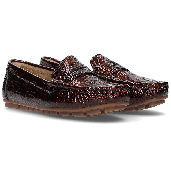 Leather loafers Filippo DP2139/21 BR brown