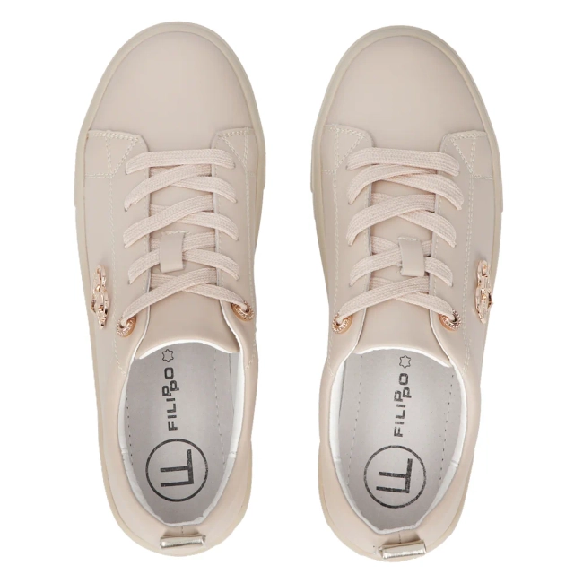 Leather shoes Filippo DP3533/25 BE H beige