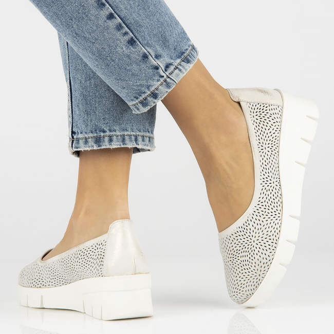 Leather shoes Filippo 100 gold