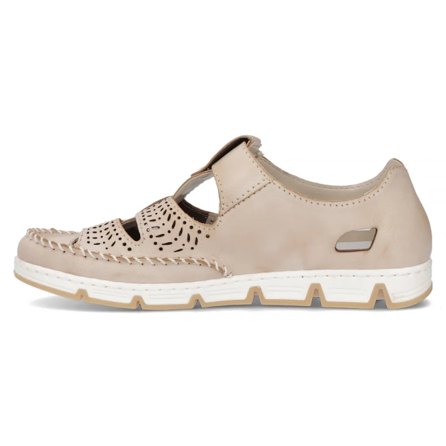 Leather Shoes Filippo 49958-61 beige