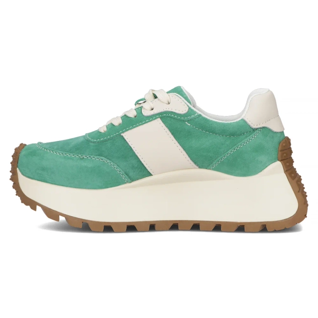 Leather sneakers Filippo DP6785/25 GE green