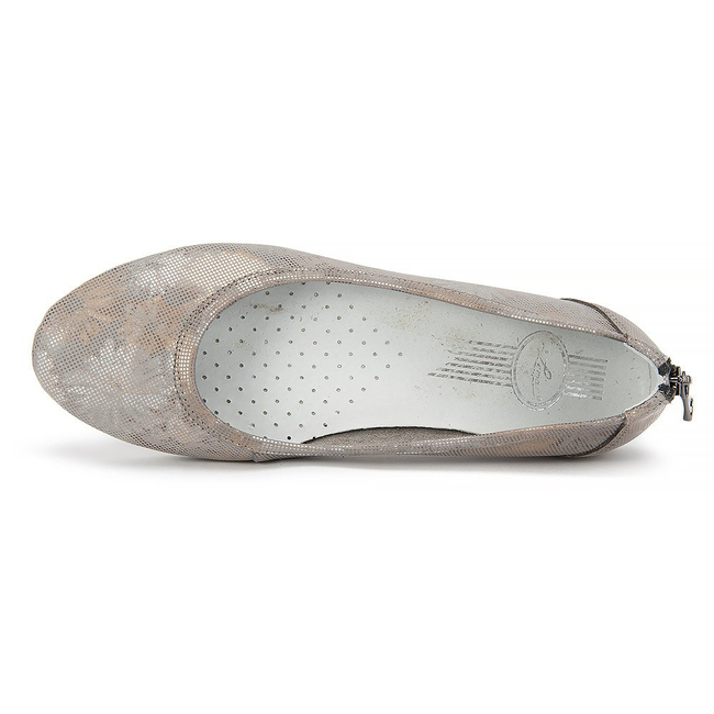 Baleriny LEMAR 10002 margaritki szare