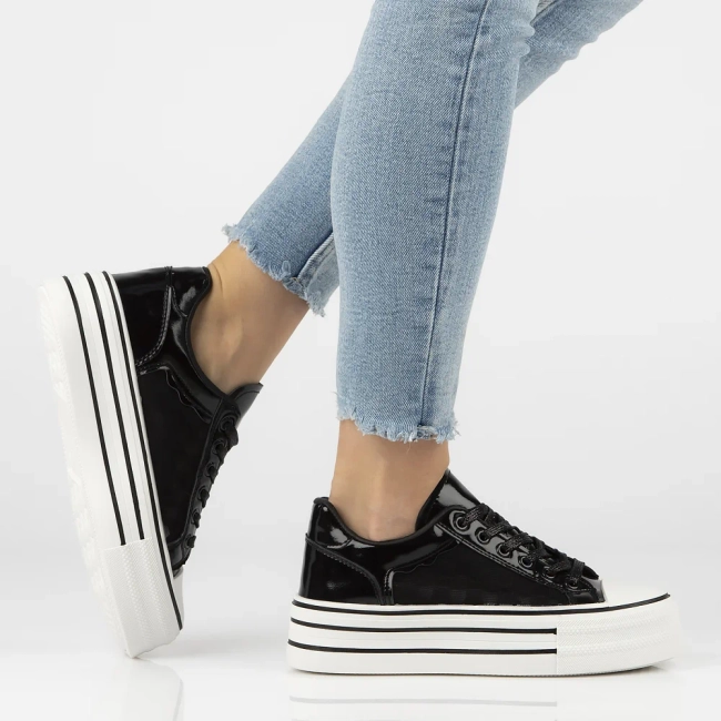 Trampki Filippo DTN7096/25 BK czarne