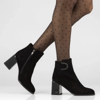 Leather ankle boots Filippo DBT6006/23 BK black