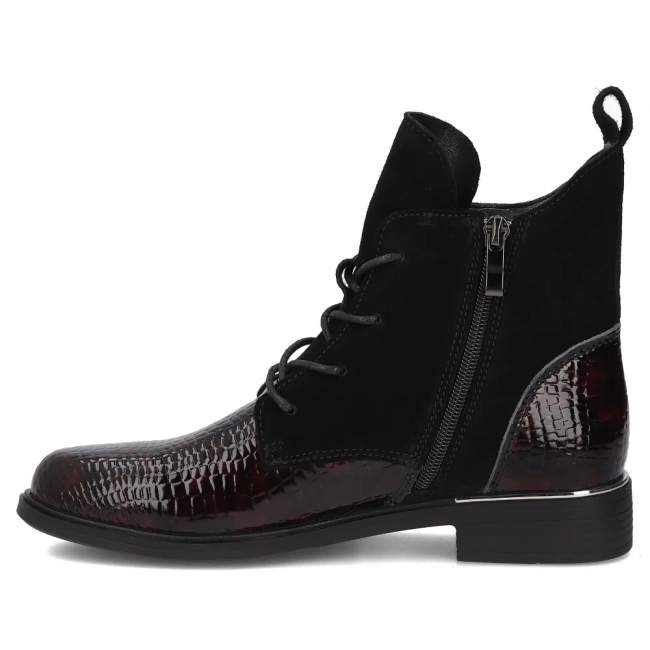 Leather ankle boots Filippo DBT4749/25 BR CR brown