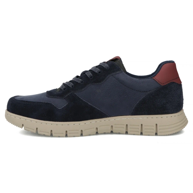Skórzane sneakersy Filippo MP8296/26 NV granatowe
