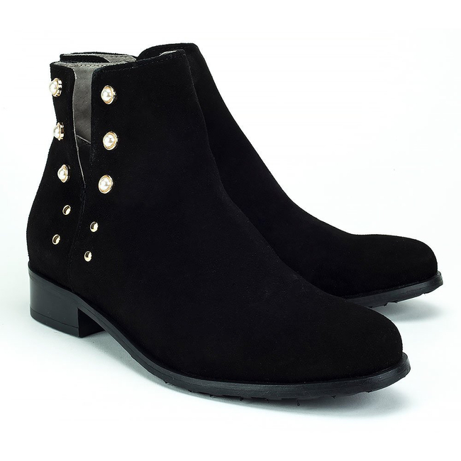 Booties Exbut 68-4946-549-1G Black Nubuck