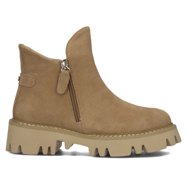 Leather ankle boots Filippo DBT4909/23 BE beige