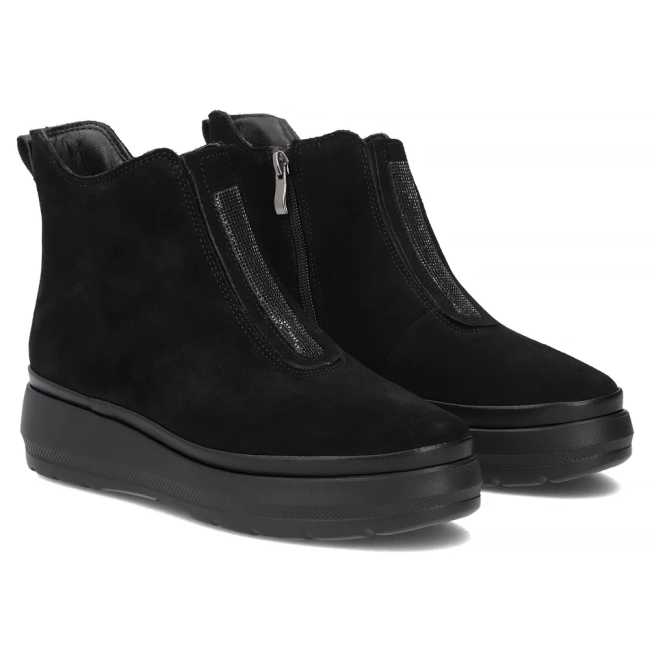 Leather ankle boots Filippo DBT8264/26 BK black