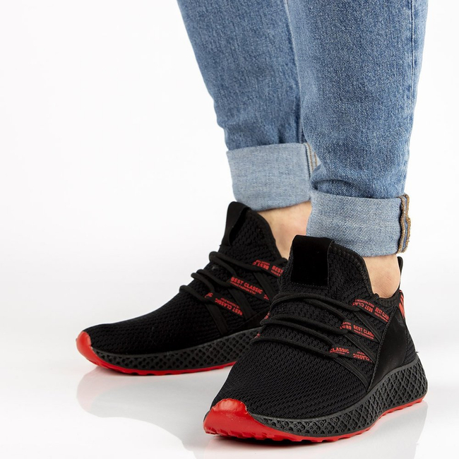 Sneakersy Filippo MTN1480/22 BK RD czarne