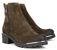 Ankle boots Simen 1597A Olive velor