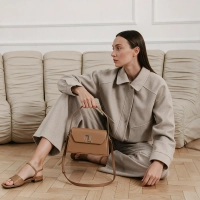Brown handbag Simplicity