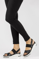 Leather sandals Filippo DS2140/21 BK black