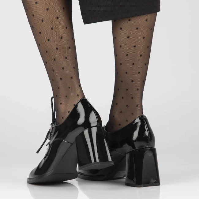 Leather shoes Filippo DP4851/23 BK black