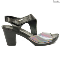 Sandals LEMAR 50009 black+nickel 8023737