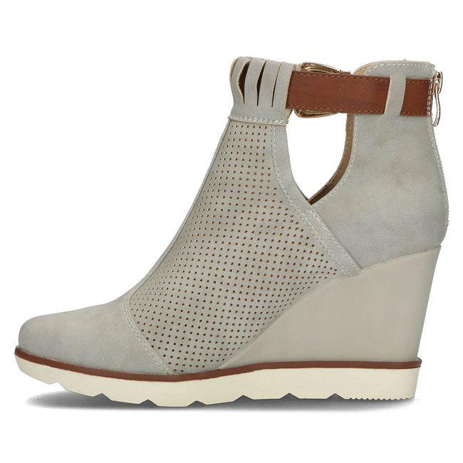 Wedge ankle boots Filippo DBT207/22 GR grey