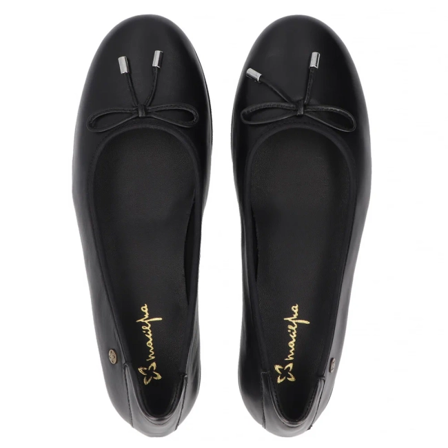 Leather ballerinas Maciejka P6504-01/00-1 black