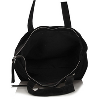 Handbag Toscanio Shopper Suede C117 black