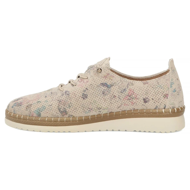 Leather shoes Filippo DP7542/26 MLT beige