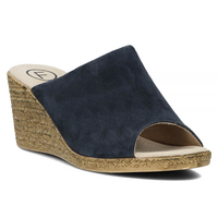 Leather flip-flops Filippo DK2143/21 NV navy blue