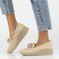 Leather shoes Filippo DP4563/24 BE beige