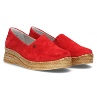 Skórzane półbuty Filippo DP2164/21 RD czerwone