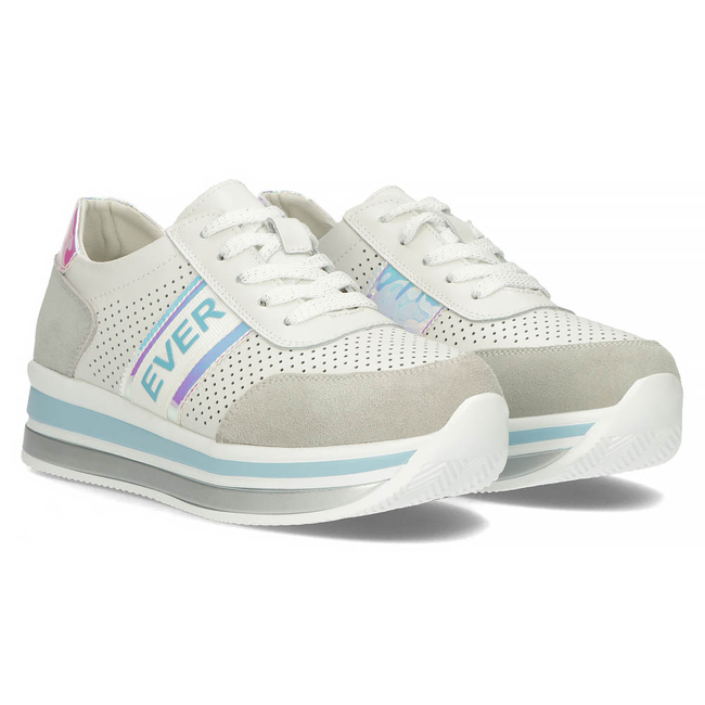 Leather Sneakers Filippo DP1414/22 BL blue