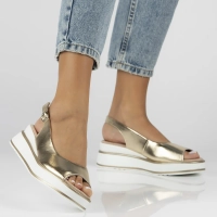 Leather sandals Filippo DS6153/25 GO gold