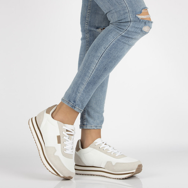 Sneakersy Filippo DP2111/21 WH białe