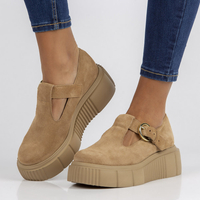 Leather shoes Filippo 20102 Camel