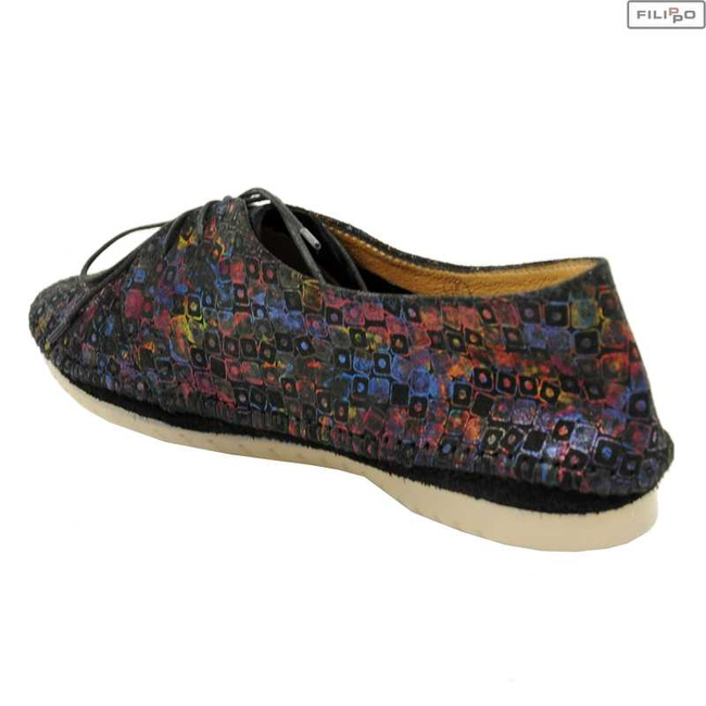 Shoes MACIEJKA 02465-20/00-0 black squares 8022766