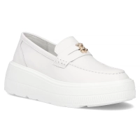 Leather shoes Filippo DP6844/25 WH white